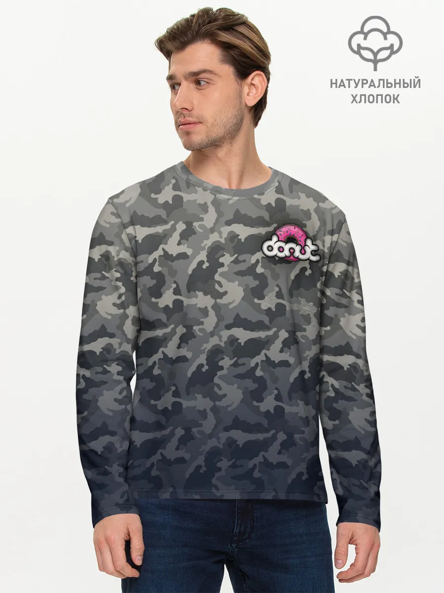 Мужской лонгслив базовый / Donut