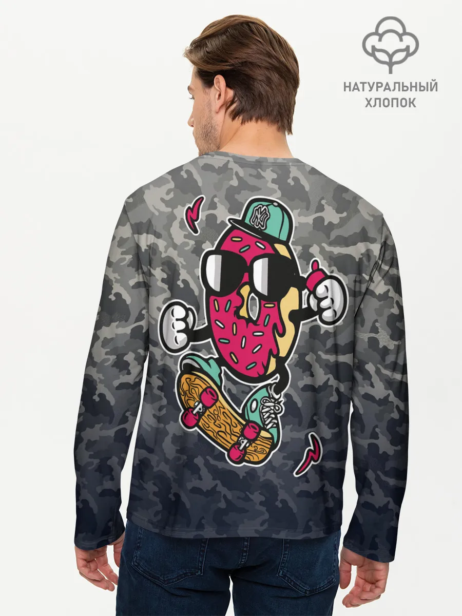 Мужской лонгслив базовый / Donut