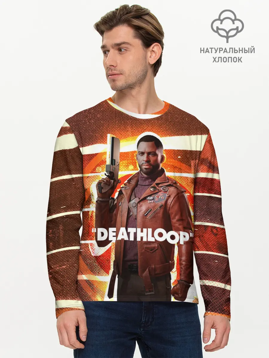 Мужской лонгслив базовый / Кольт Ван Deathloop