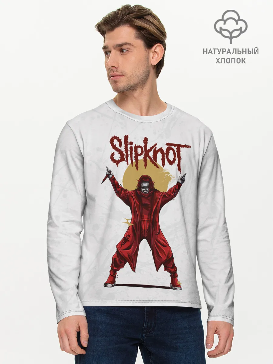 Мужской лонгслив базовый / COREY TAYLOR | SLIPKNOT | СЛИПКНОТ