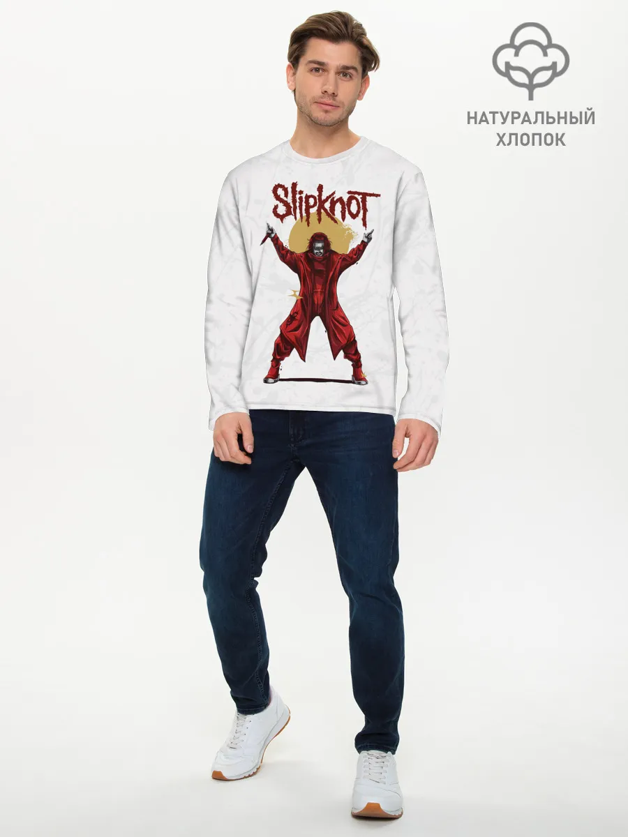 Мужской лонгслив базовый / COREY TAYLOR | SLIPKNOT | СЛИПКНОТ