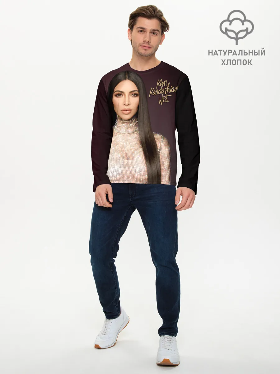 Мужской лонгслив базовый / Ким Кардашьян
