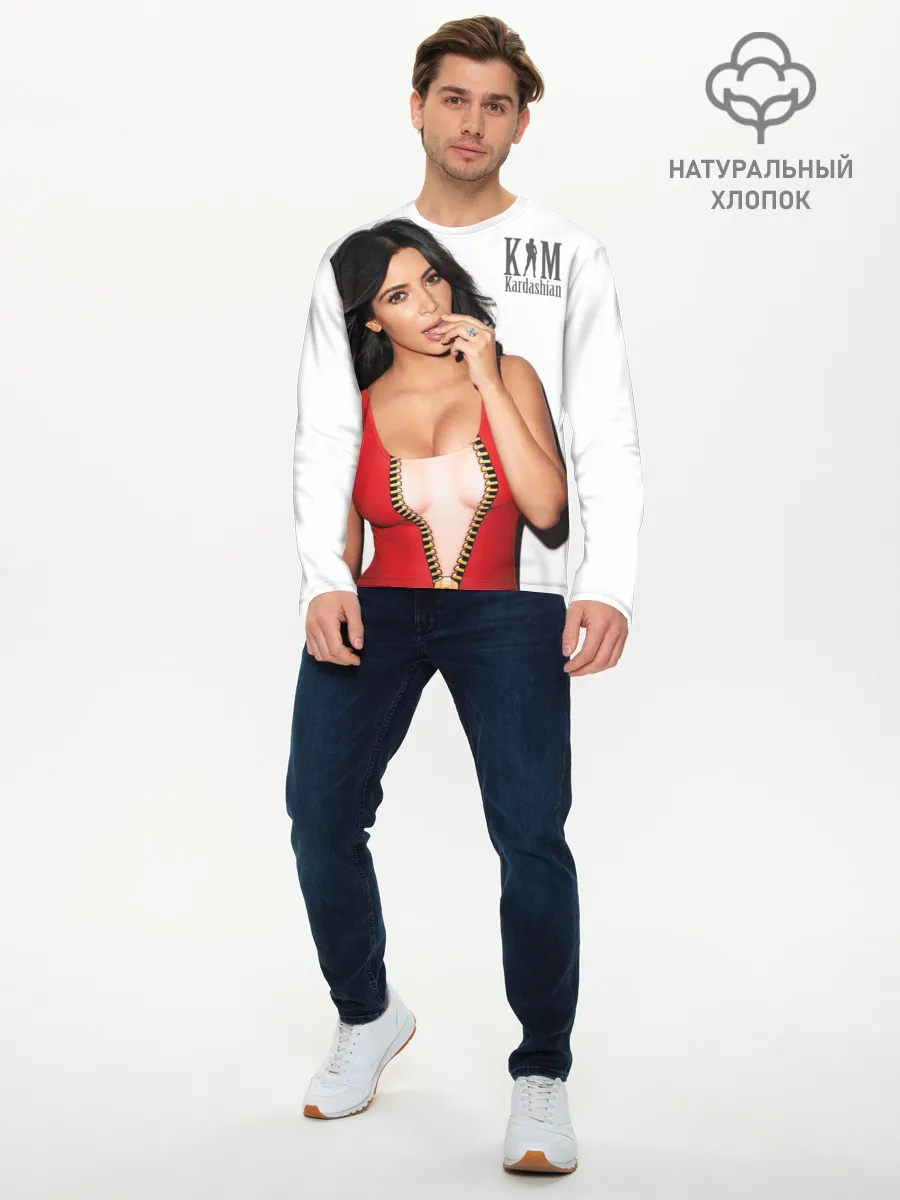Мужской лонгслив базовый / Ким Кардашьян