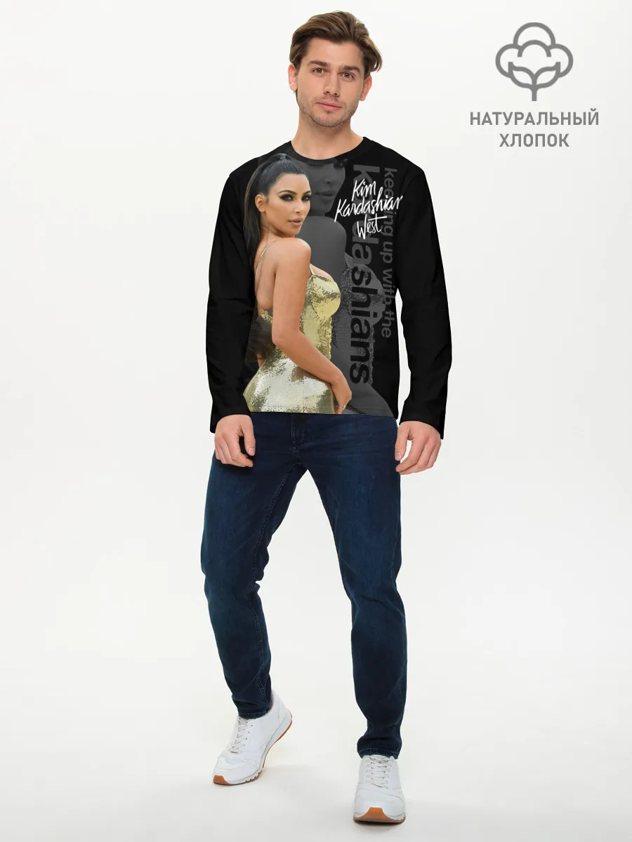 Мужской лонгслив базовый / Ким Кардашьян