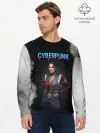 Мужской лонгслив базовый / Панам Палмер | КИБЕРПАНК 2077