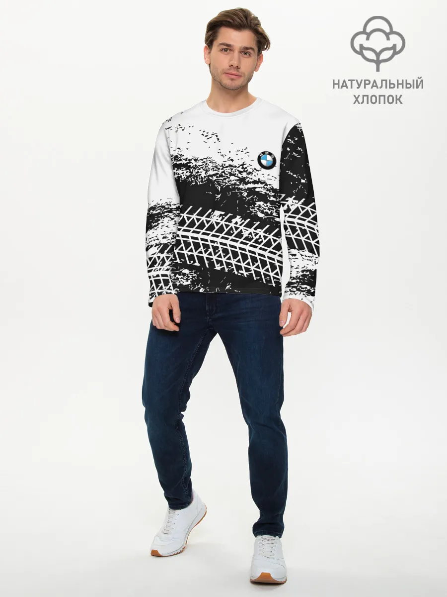 Мужской лонгслив базовый / СЛЕД БМВ | BMW