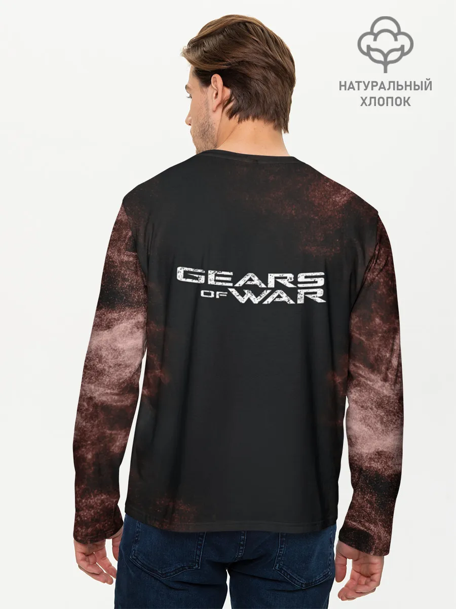 Мужской лонгслив базовый / NPC | ШЕСТЕРЕНКИ | ЛОГО