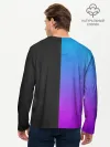 Мужской лонгслив базовый / Gradient emoji