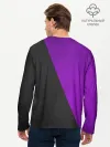 Мужской лонгслив базовый / Purple Smile