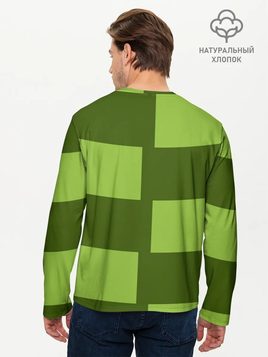 Мужской лонгслив базовый / В поисках QR