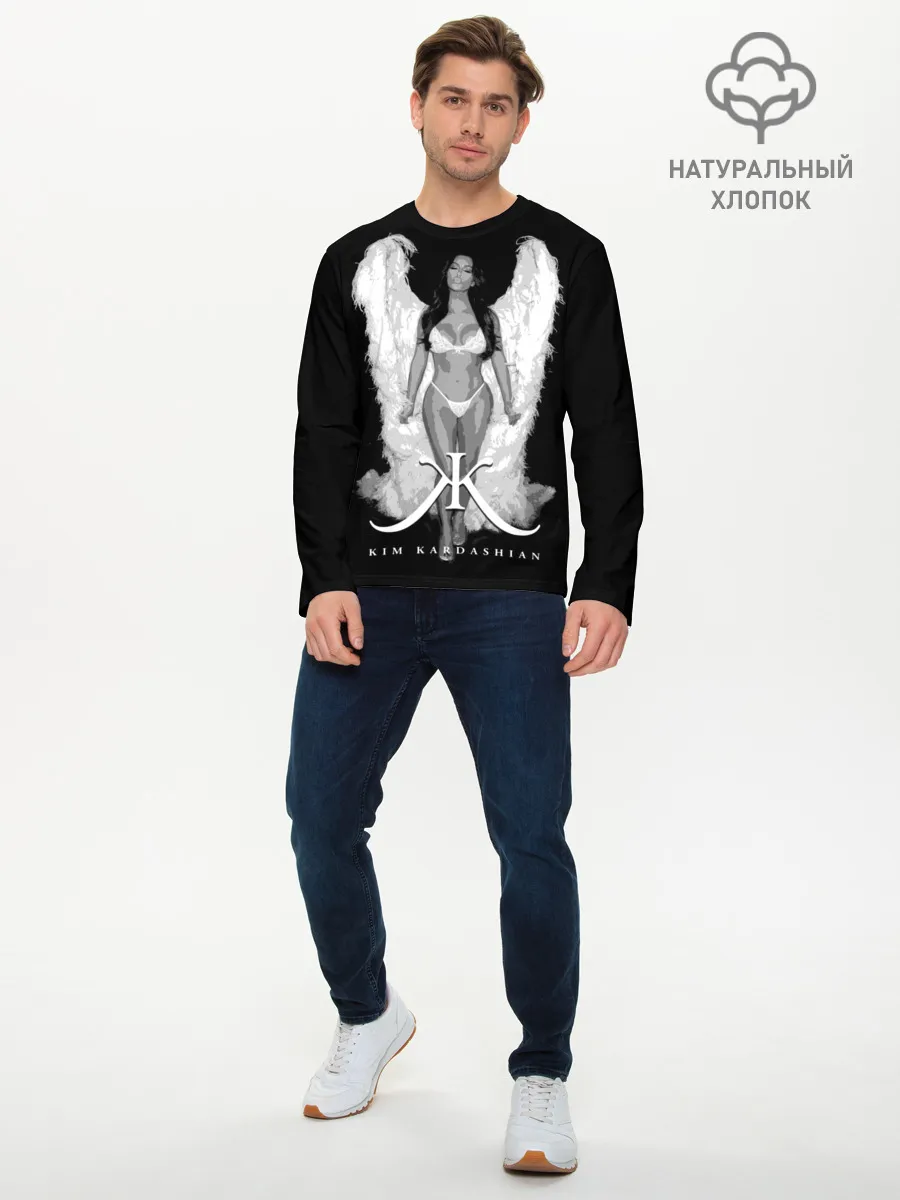 Мужской лонгслив базовый / Ким Кардашьян