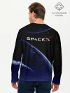 Мужской лонгслив базовый / Space X