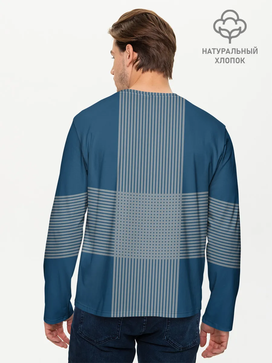 Мужской лонгслив базовый / Space X