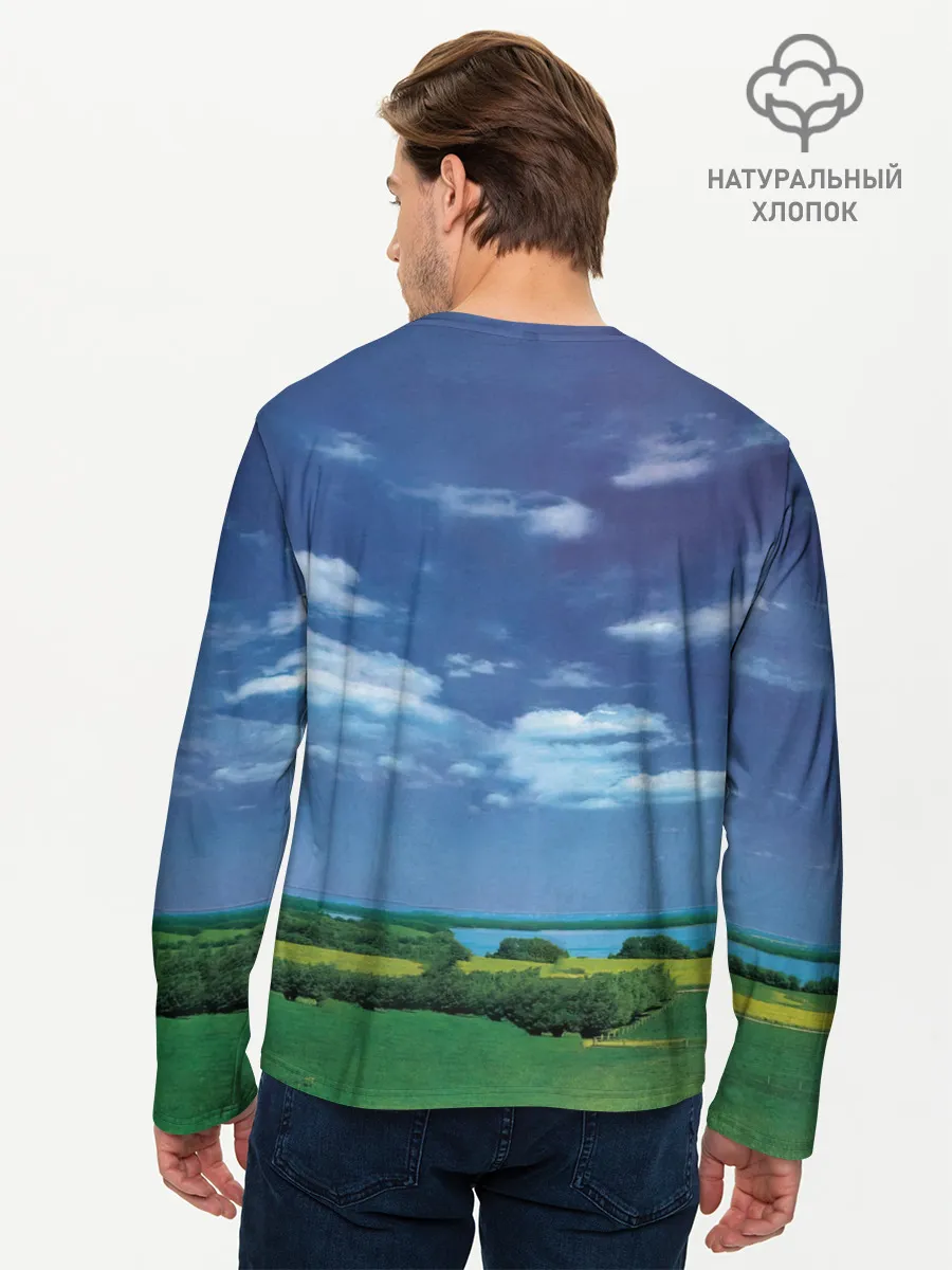 Мужской лонгслив базовый / Earthling - David Bowie