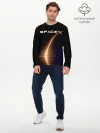 Мужской лонгслив базовый / Space X