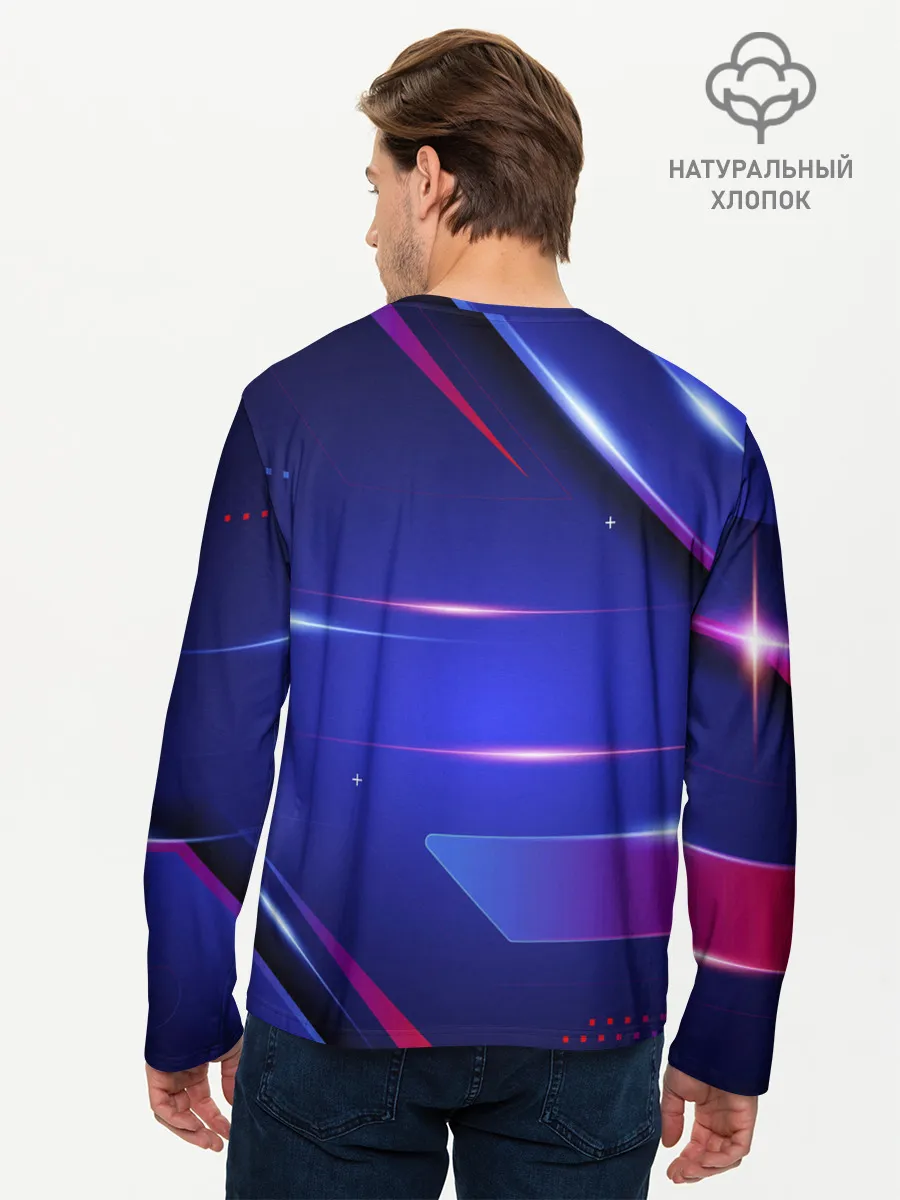 Мужской лонгслив базовый / Ауди / Audi синива