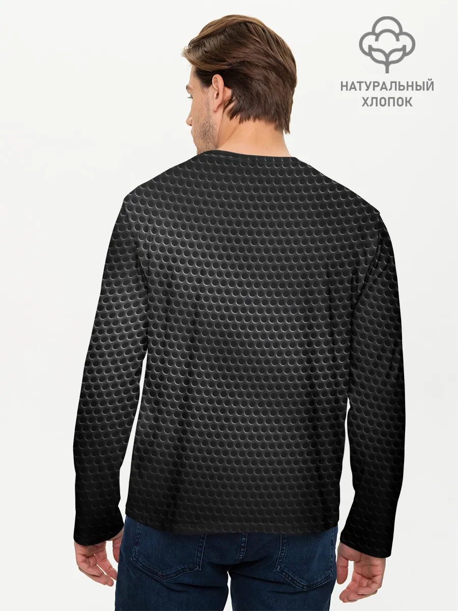 Мужской лонгслив базовый / TOYOTA STEEL HONEYCOMBS