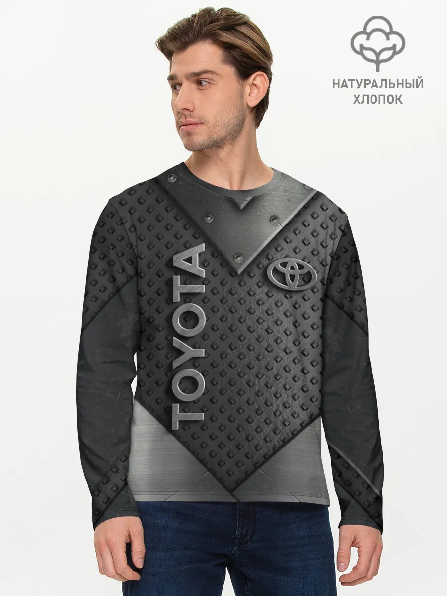 Мужской лонгслив базовый / TOYOTA IRON | STEEL
