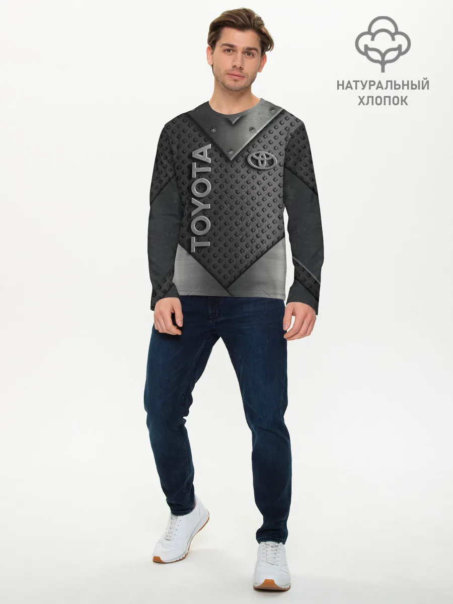 Мужской лонгслив базовый / TOYOTA IRON | STEEL