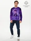 Мужской лонгслив базовый / Кэ Цин в сиреневом тумане