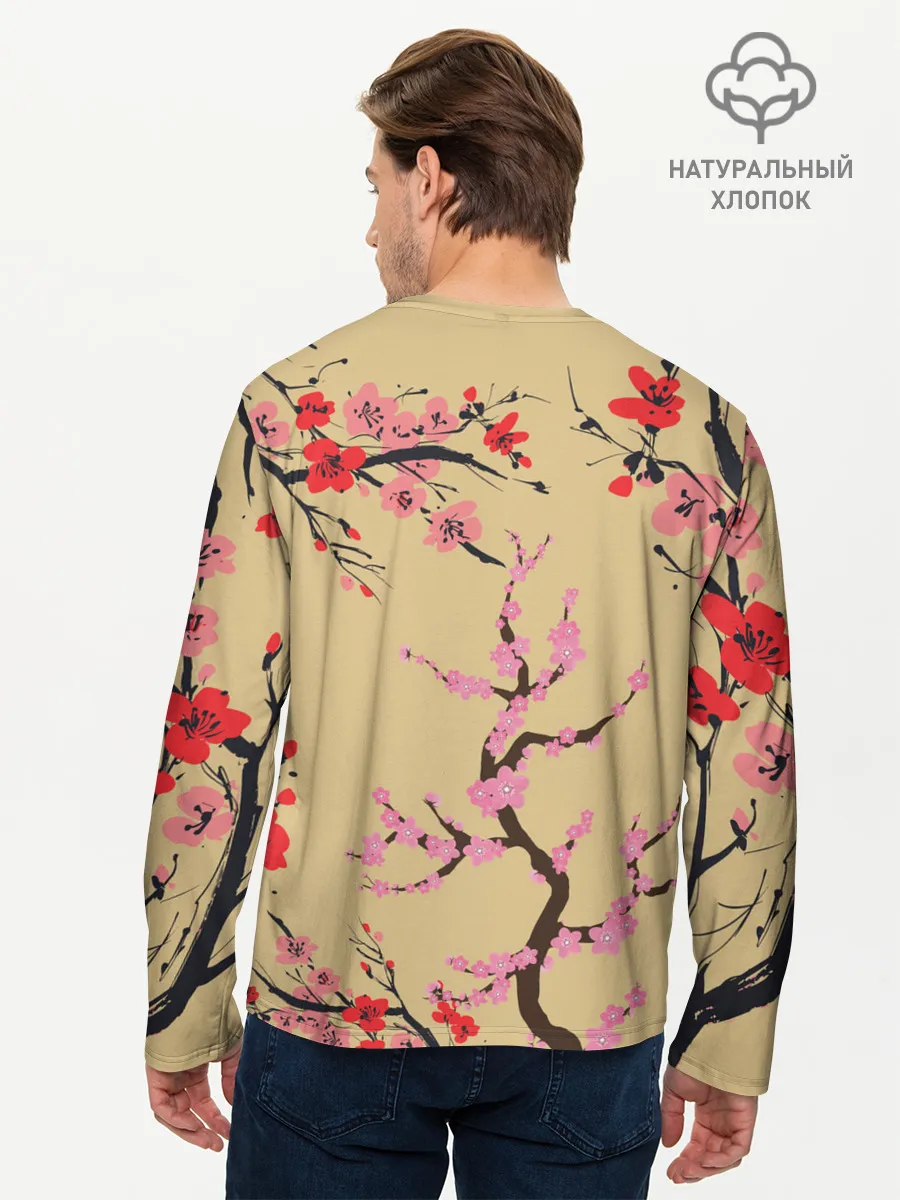 Мужской лонгслив базовый / Гейша | Geisha