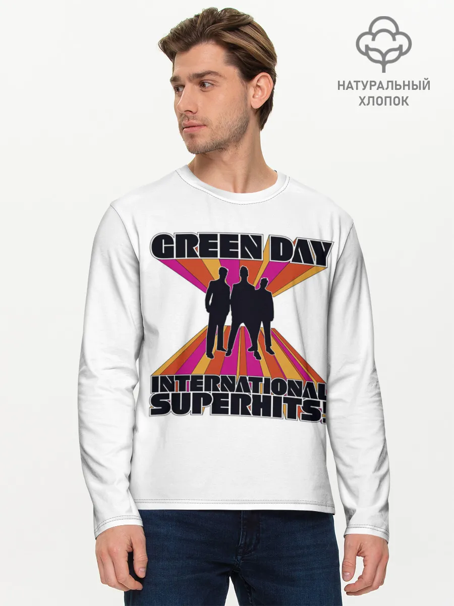 Мужской лонгслив базовый / International Superhits! Green Day