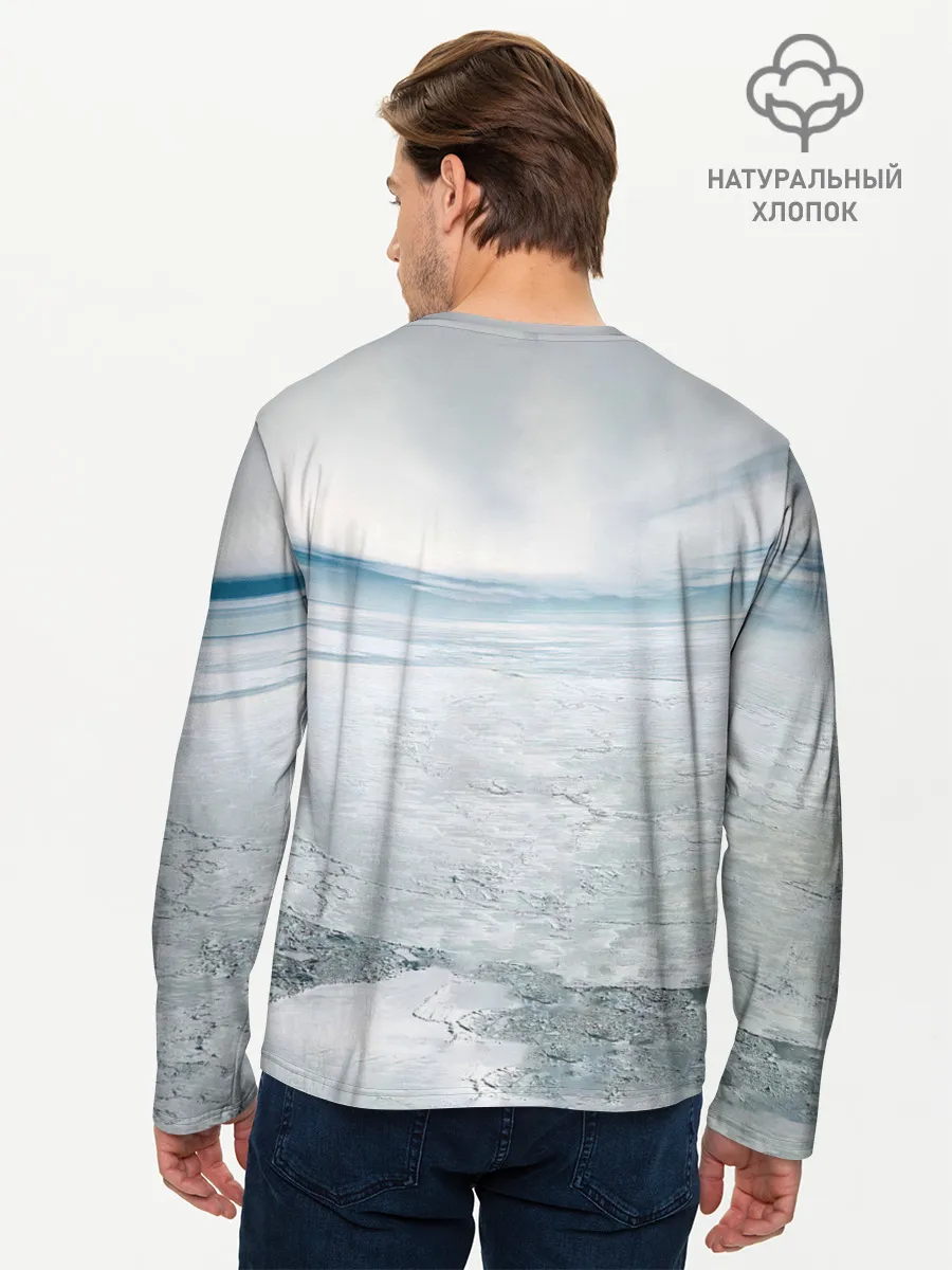 Мужской лонгслив базовый / Infinite - Deep Purple