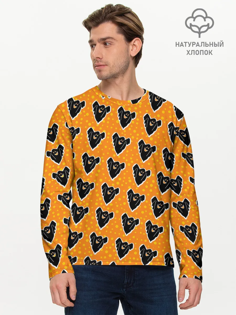 Мужской лонгслив базовый / Маленькие приведения