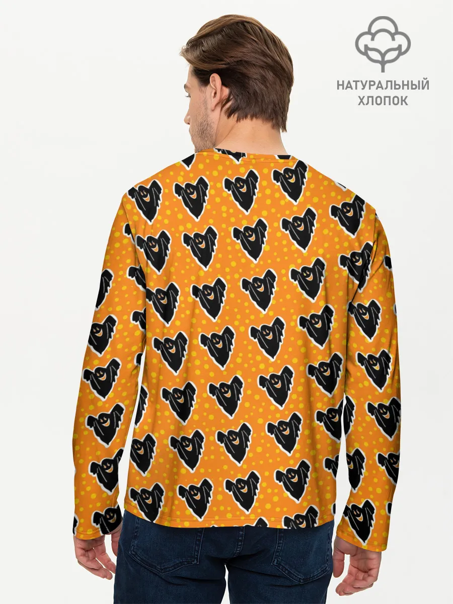 Мужской лонгслив базовый / Маленькие приведения