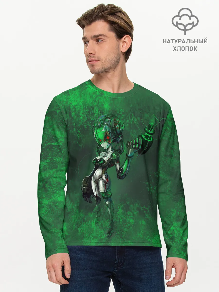 Мужской лонгслив базовый / GEARS OF WAR | ШЕСТЕРЕНКИ