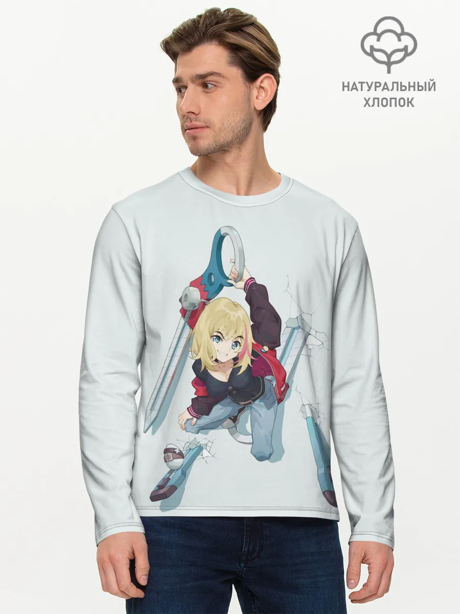 Мужской лонгслив базовый / Рика Каваи