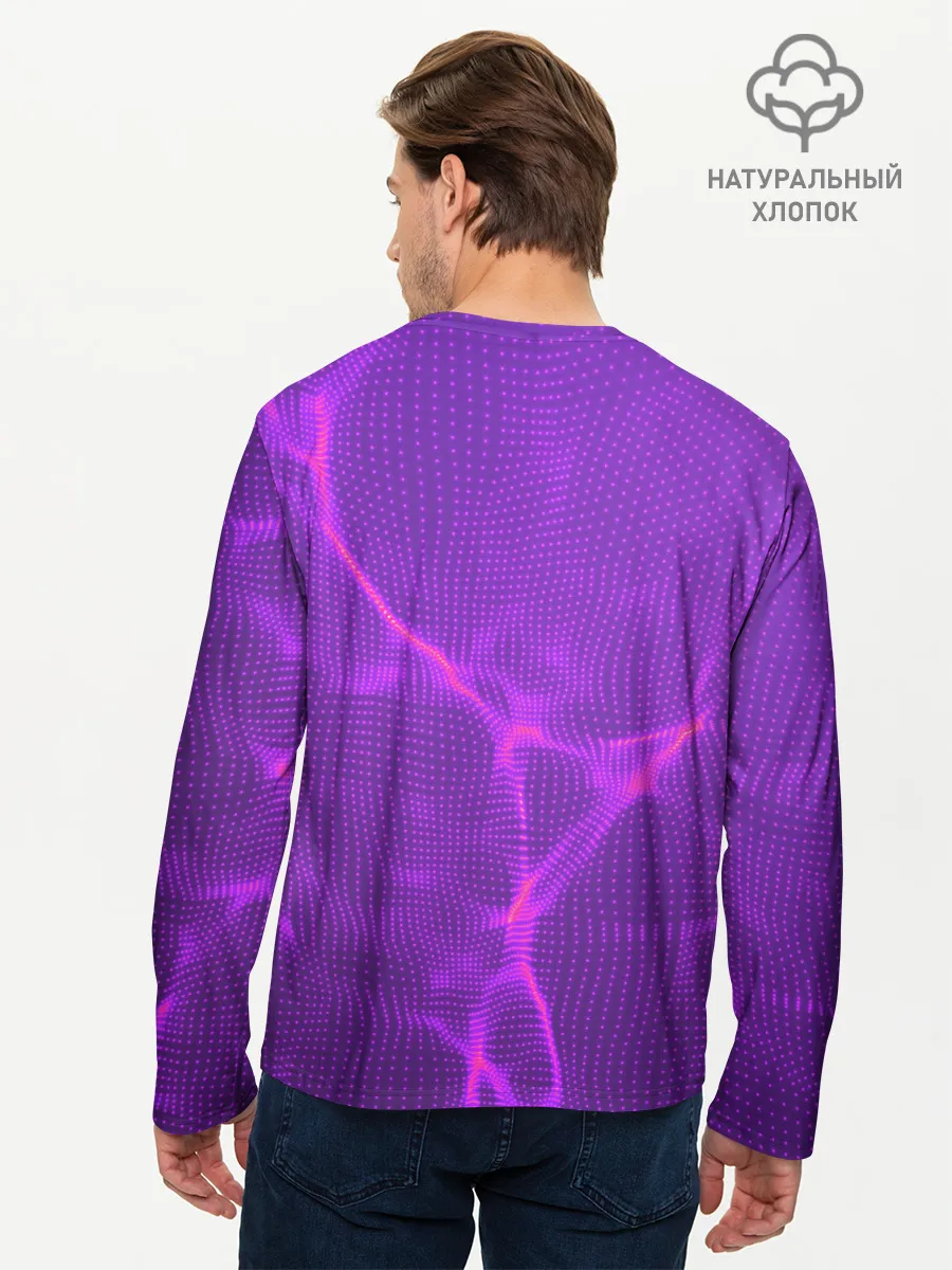 Мужской лонгслив базовый / Geometry Dash | Геометри Даш