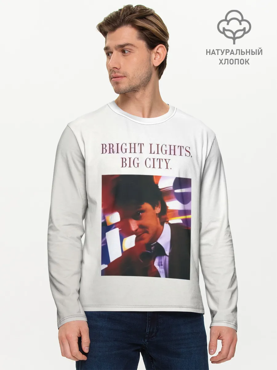 Мужской лонгслив базовый / Bright Lights, Big City - Depeche Mode