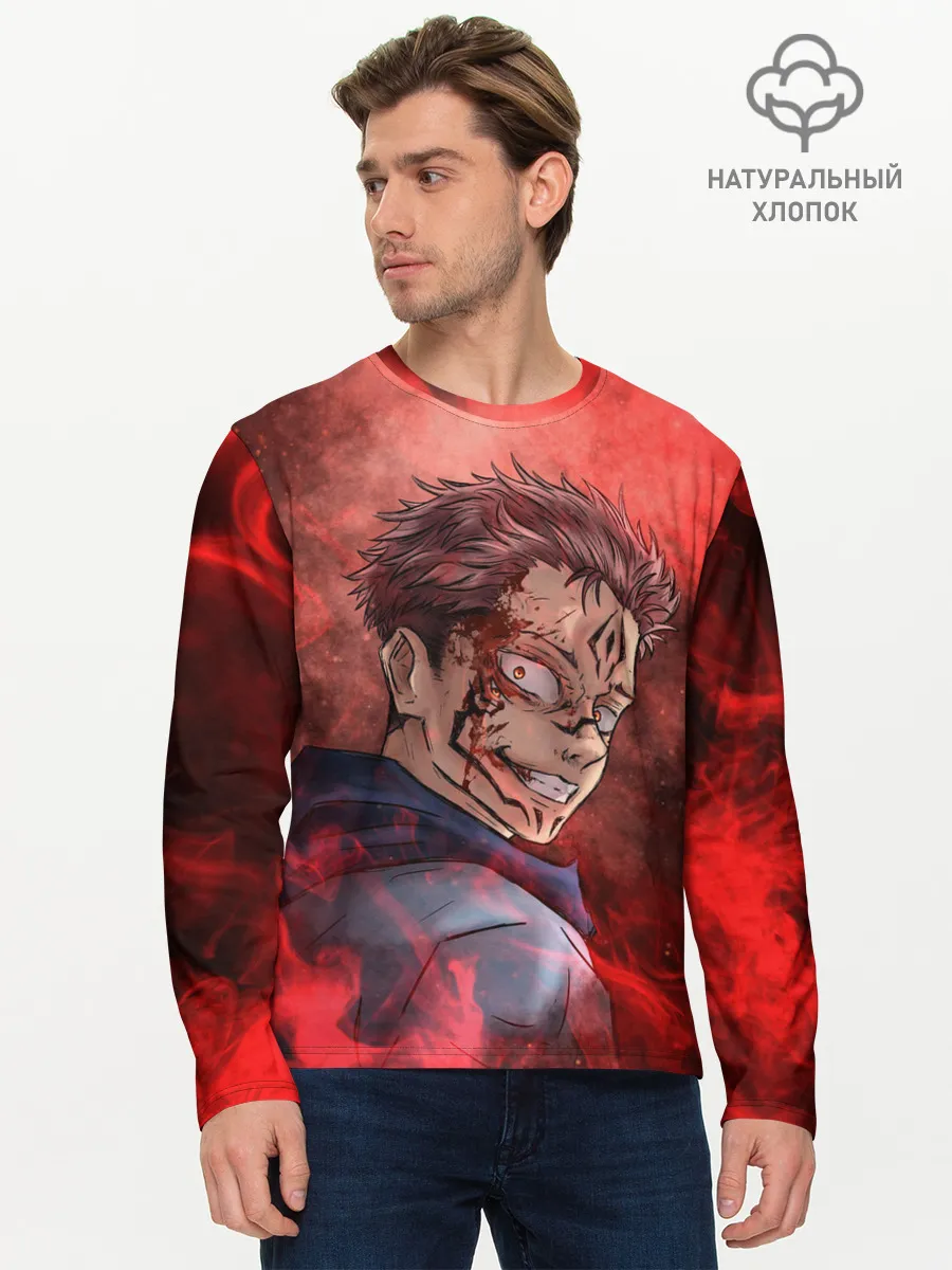 Мужской лонгслив базовый / Itadori Yuji | Магическая битва