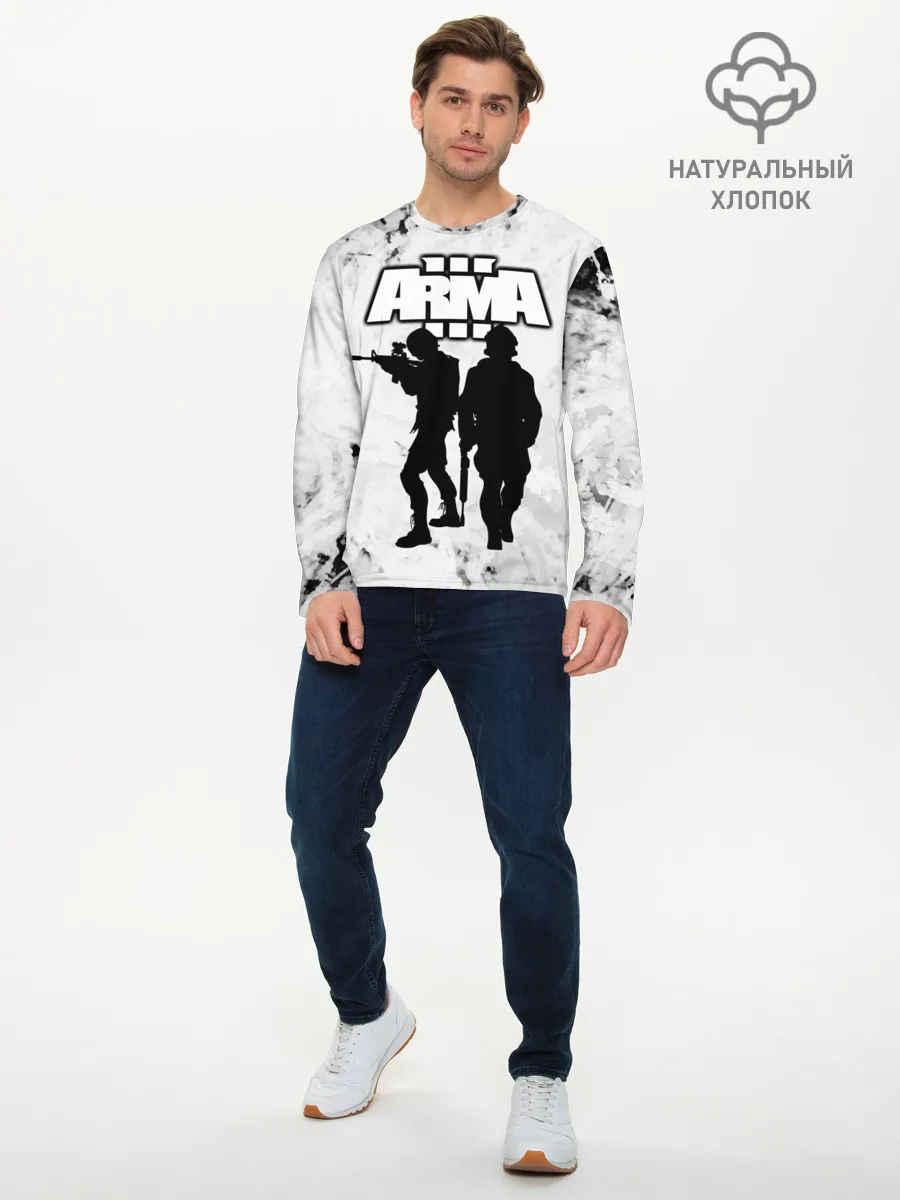 Мужской лонгслив базовый / Arma / Арма,Tactical Simulator
