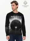Мужской лонгслив базовый / Space X