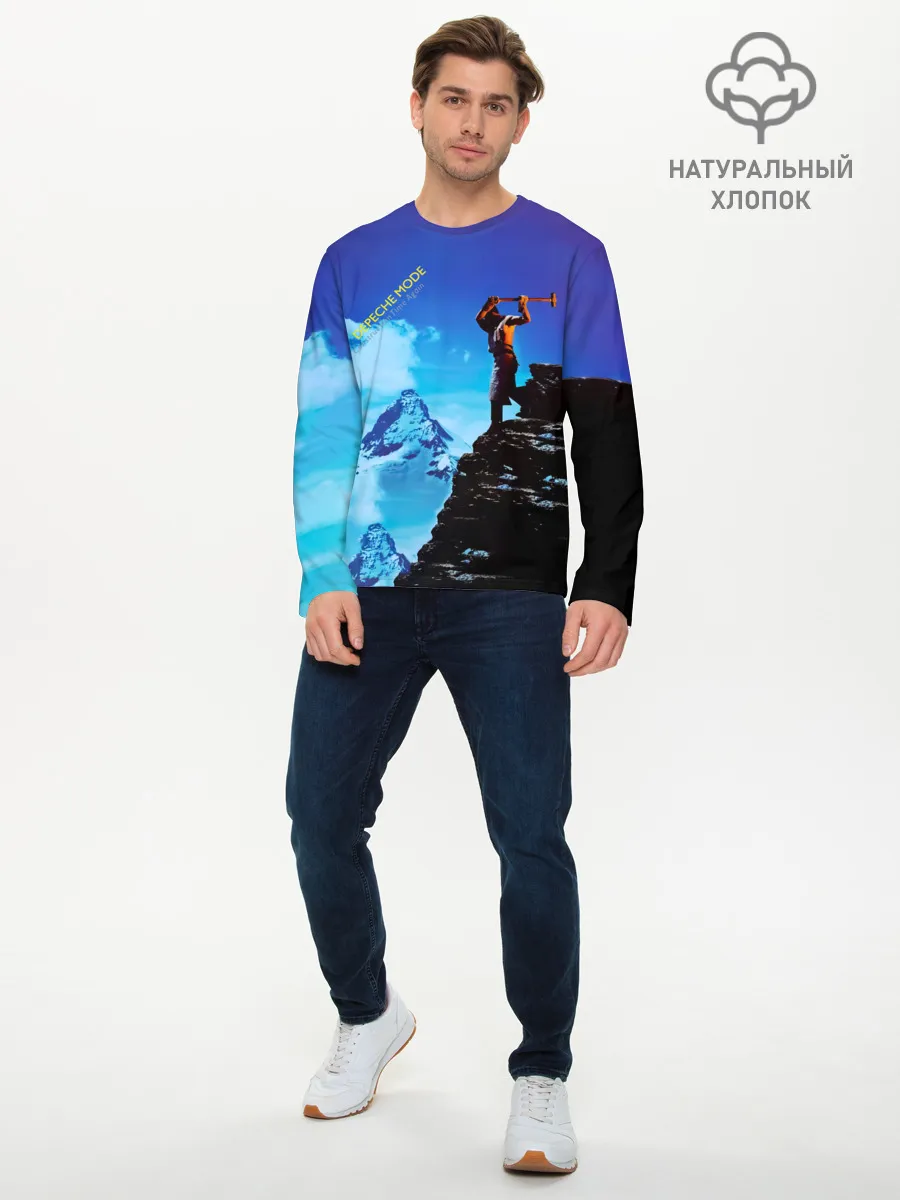 Мужской лонгслив базовый / Construction Time Again - Depeche Mode