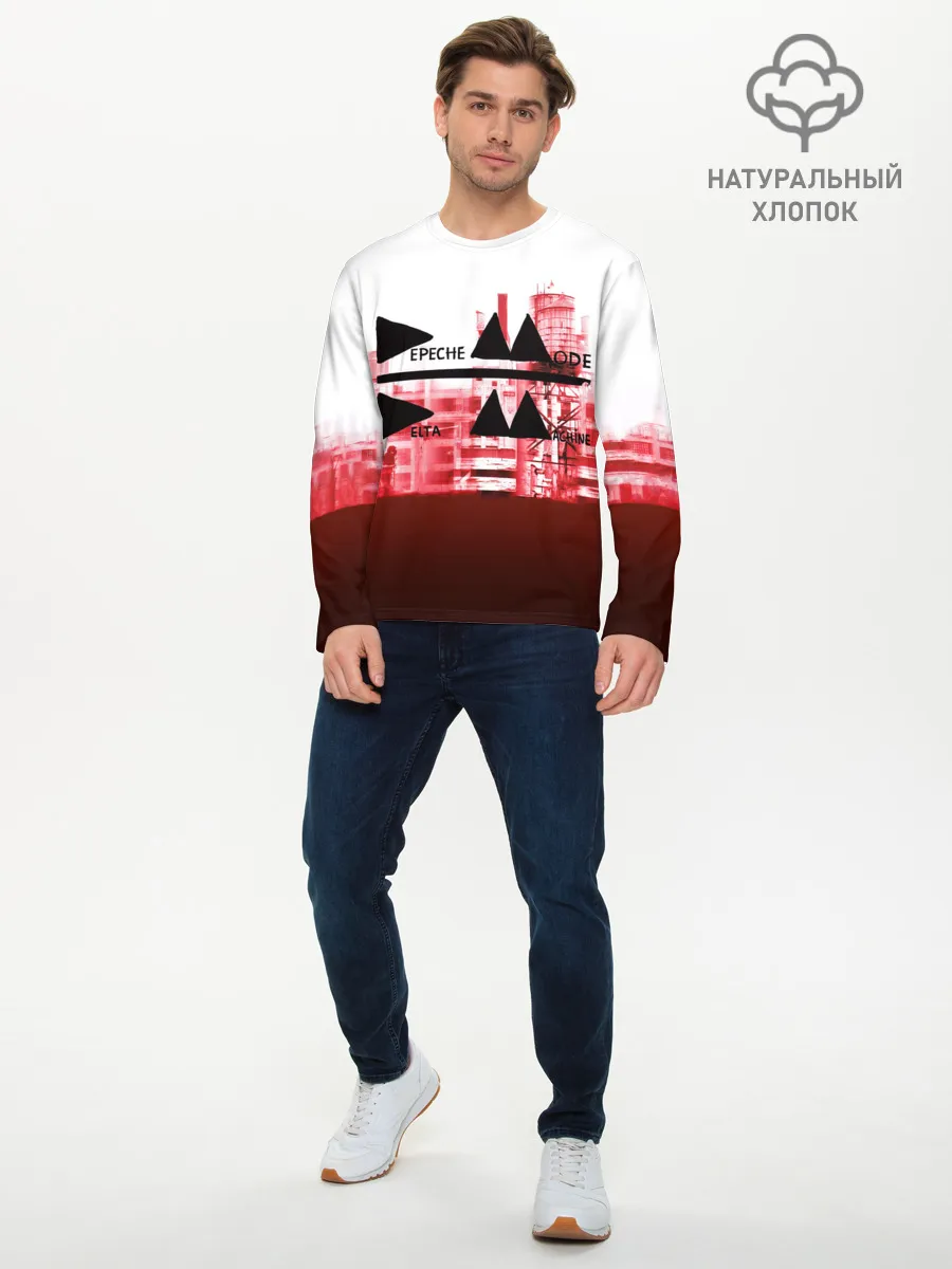 Мужской лонгслив базовый / Delta Machine - Depeche Mode