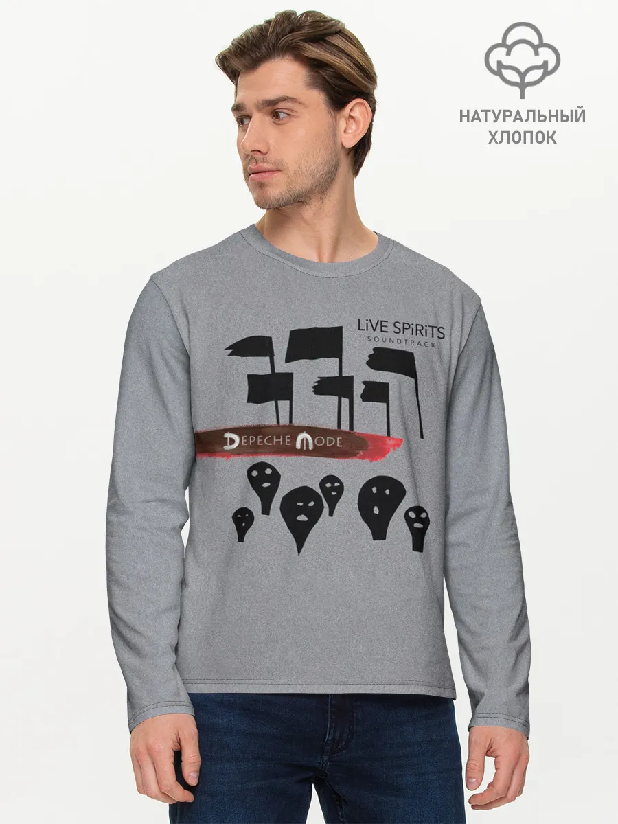 Мужской лонгслив базовый / LiVE SPiRiTS SOUNDTRACK - Depeche Mode