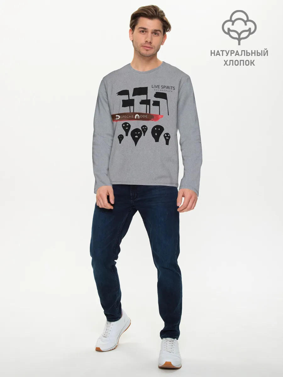 Мужской лонгслив базовый / LiVE SPiRiTS SOUNDTRACK - Depeche Mode