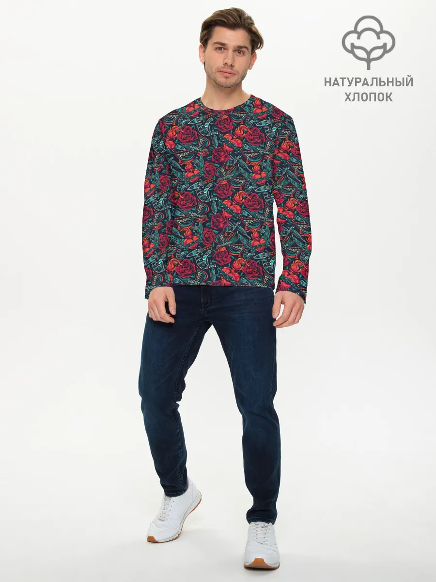 Мужской лонгслив базовый / Кольщик