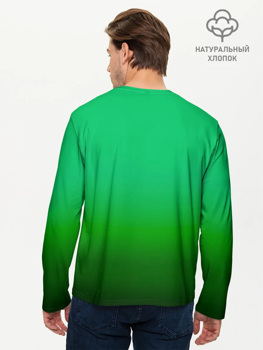 Мужской лонгслив базовый / BMW GREEN STYLE