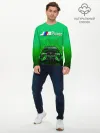 Мужской лонгслив базовый / BMW GREEN STYLE