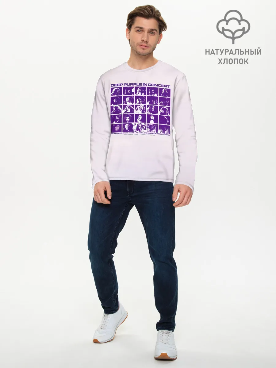 Мужской лонгслив базовый / Deep Purple in Concert