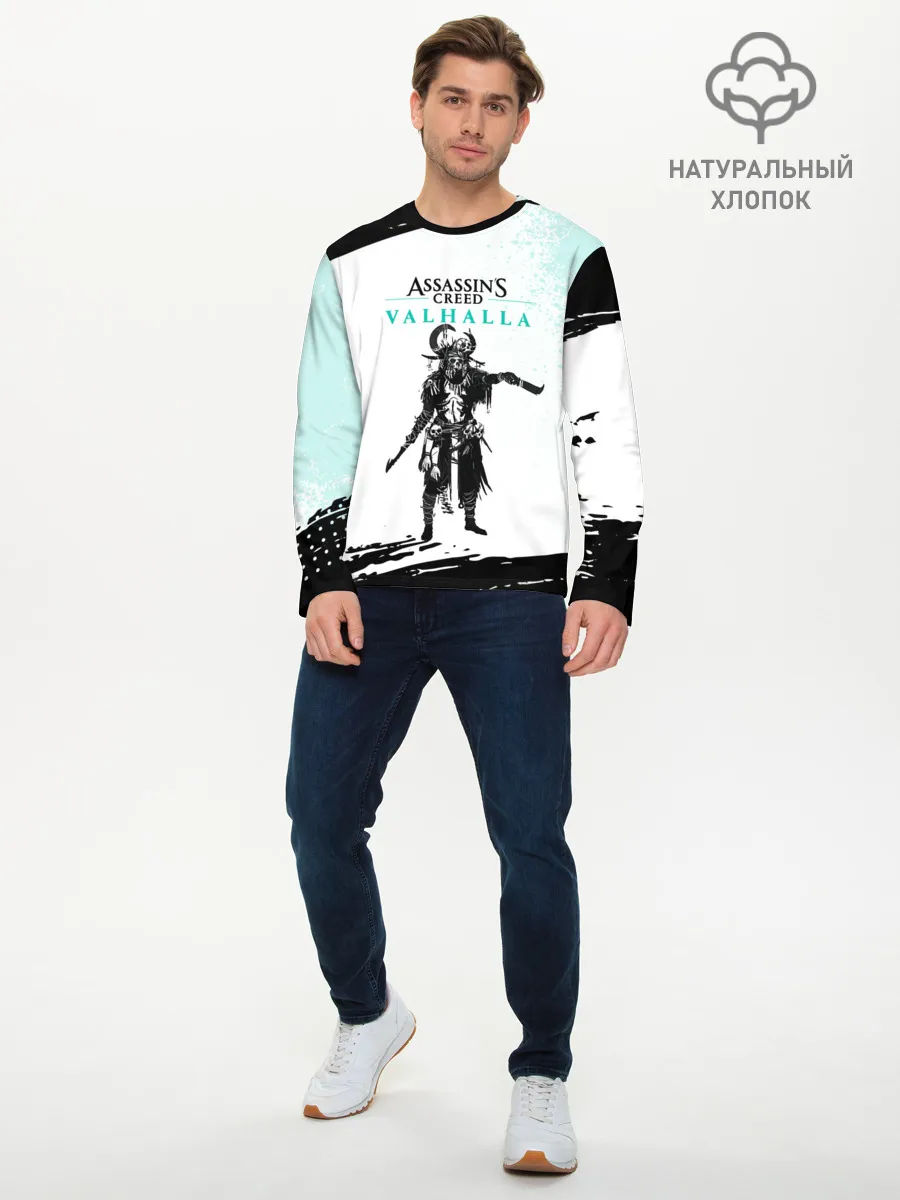 Мужской лонгслив базовый / АССАСИН КРИД | ASSASSINS CREED VALHALLA