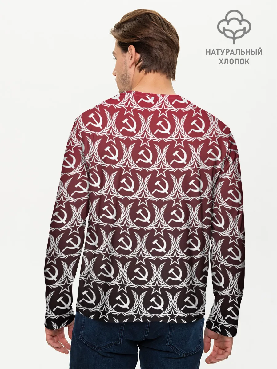 Мужской лонгслив базовый / Love СССР