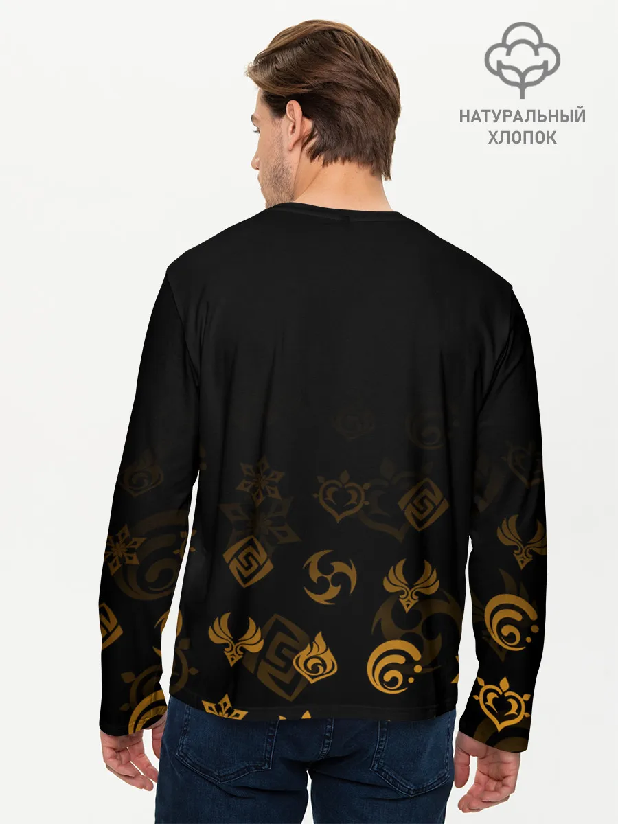 Мужской лонгслив базовый / Нин Гуан / Genshin Impact