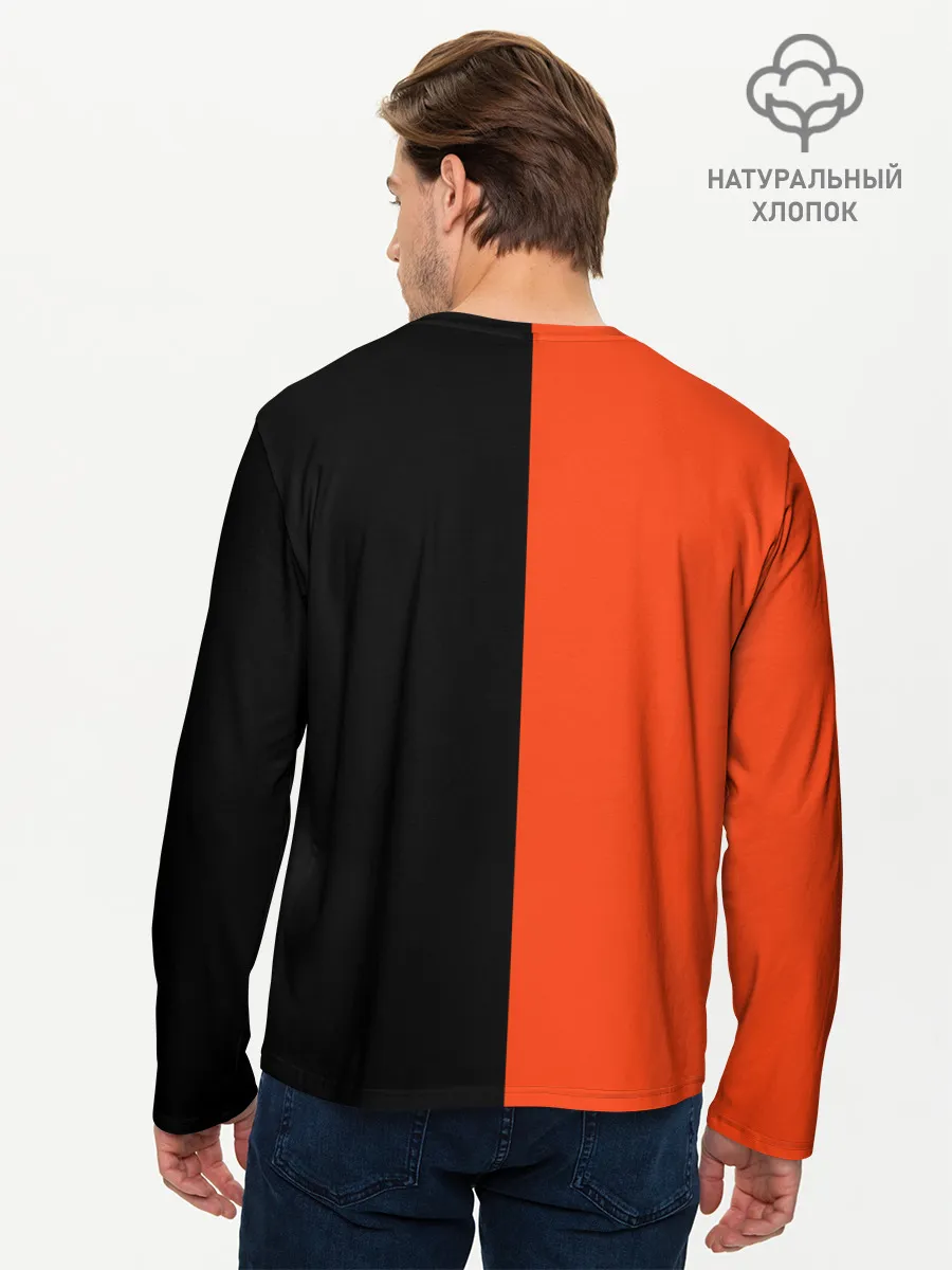 Мужской лонгслив базовый / Ладошки скелета