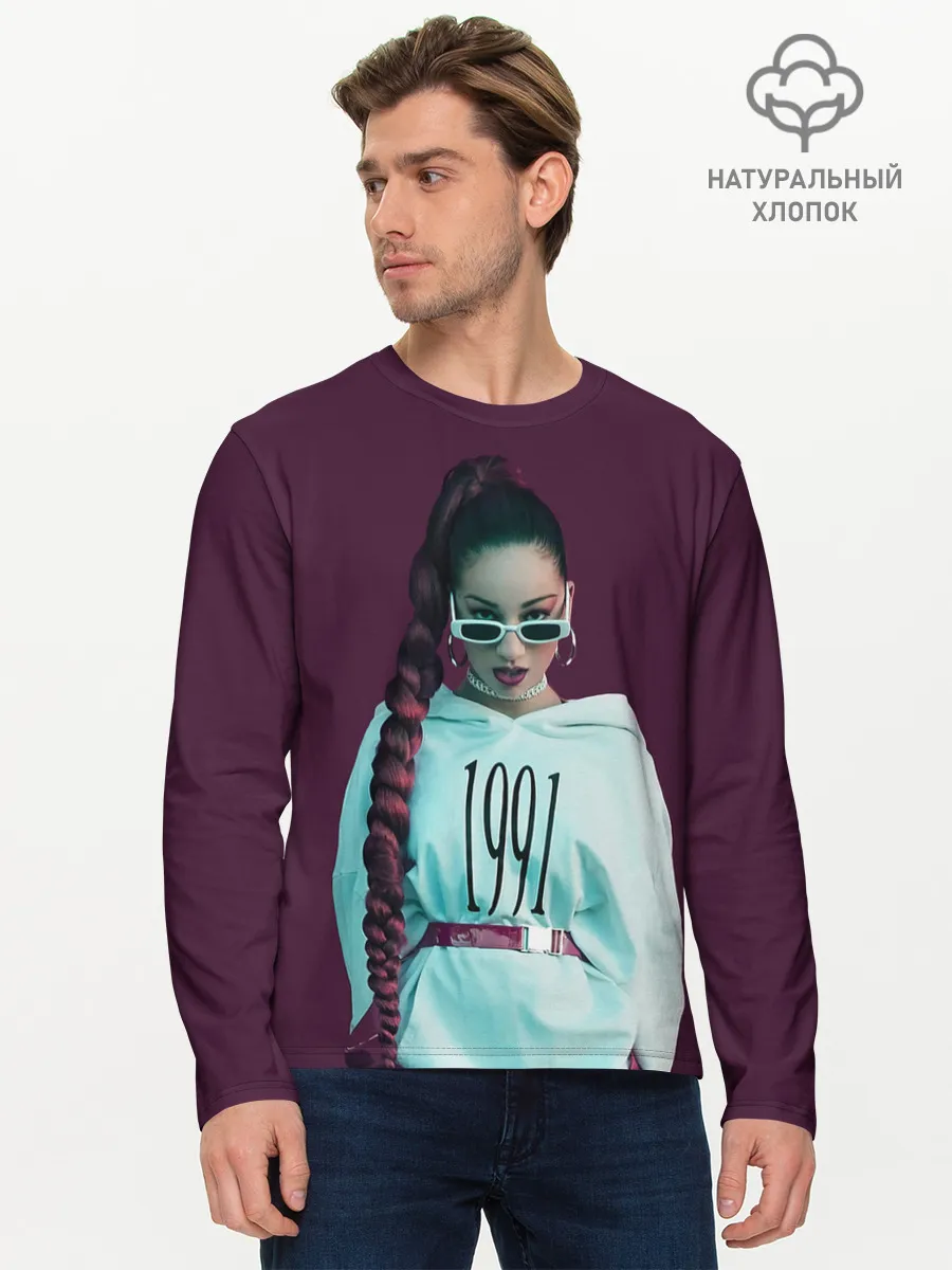 Мужской лонгслив базовый / Стильная Даниэлла