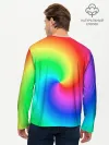 Мужской лонгслив базовый / Pepe rainbow